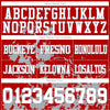 Custom Football Jersey – Graphic Splash Pattern Red White Gray Short Sleeve – personalization font options