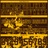 Custom Football Jersey – Graphic Splash Pattern Brown Gold Short Sleeve – personalization font options