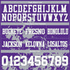 Custom Football Jersey – Graphic Splash Pattern Purple White Gray Short Sleeve – personalization font options