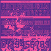 Custom Football Jersey – Graphic Splash Pattern Purple Pink Short Sleeve – personalization font options