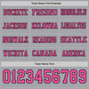 Custom Hockey Jersey – Triple Stripes Gray Pink Black Long Sleeve – personalization font options