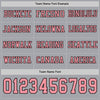 Custom Hockey Jersey – Triple Stripes Gray Medium Pink Black Long Sleeve – personalization font options